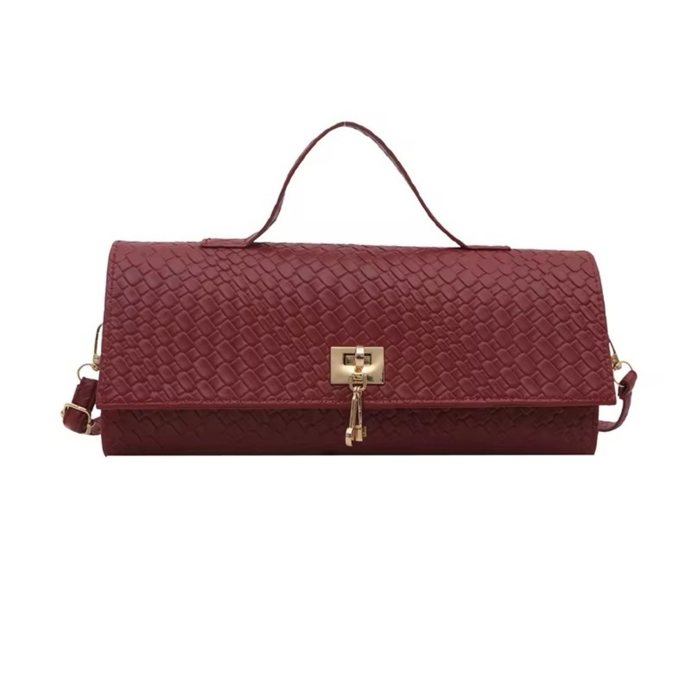Elegant Burgundy Handbag